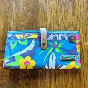 Lily Bloom wallet - Colorful floral pattern in USED CONDITION